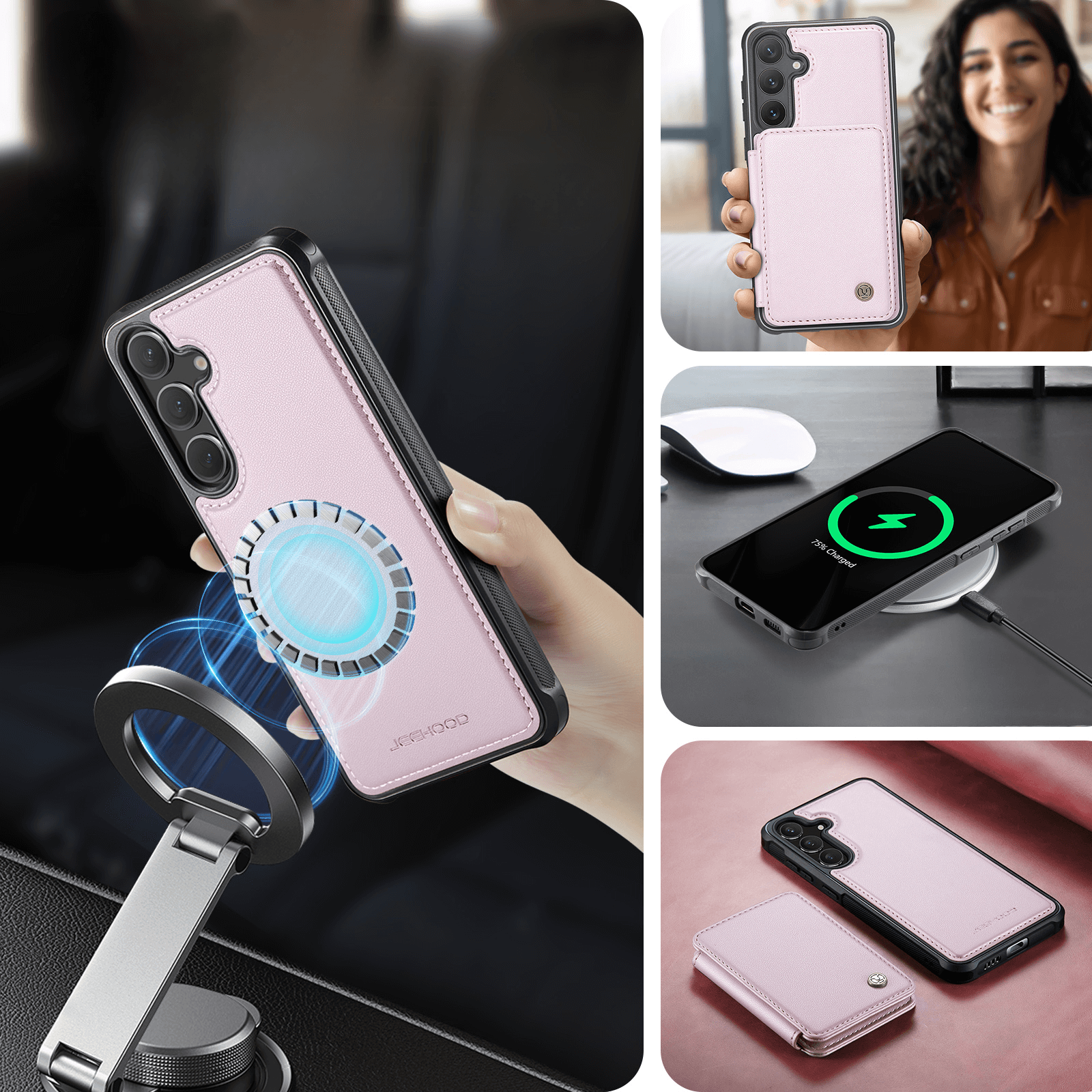 Galaxy S26+ Plus - 2-in-1 Backcover mit Kreditkarten-Etui