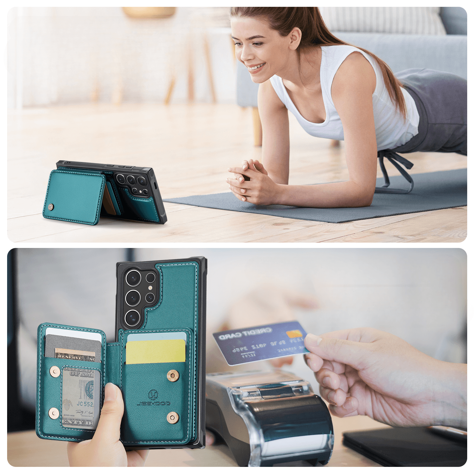 Galaxy S26 Ultra - Custodia 2-in-1 con taschetta per carta di credito