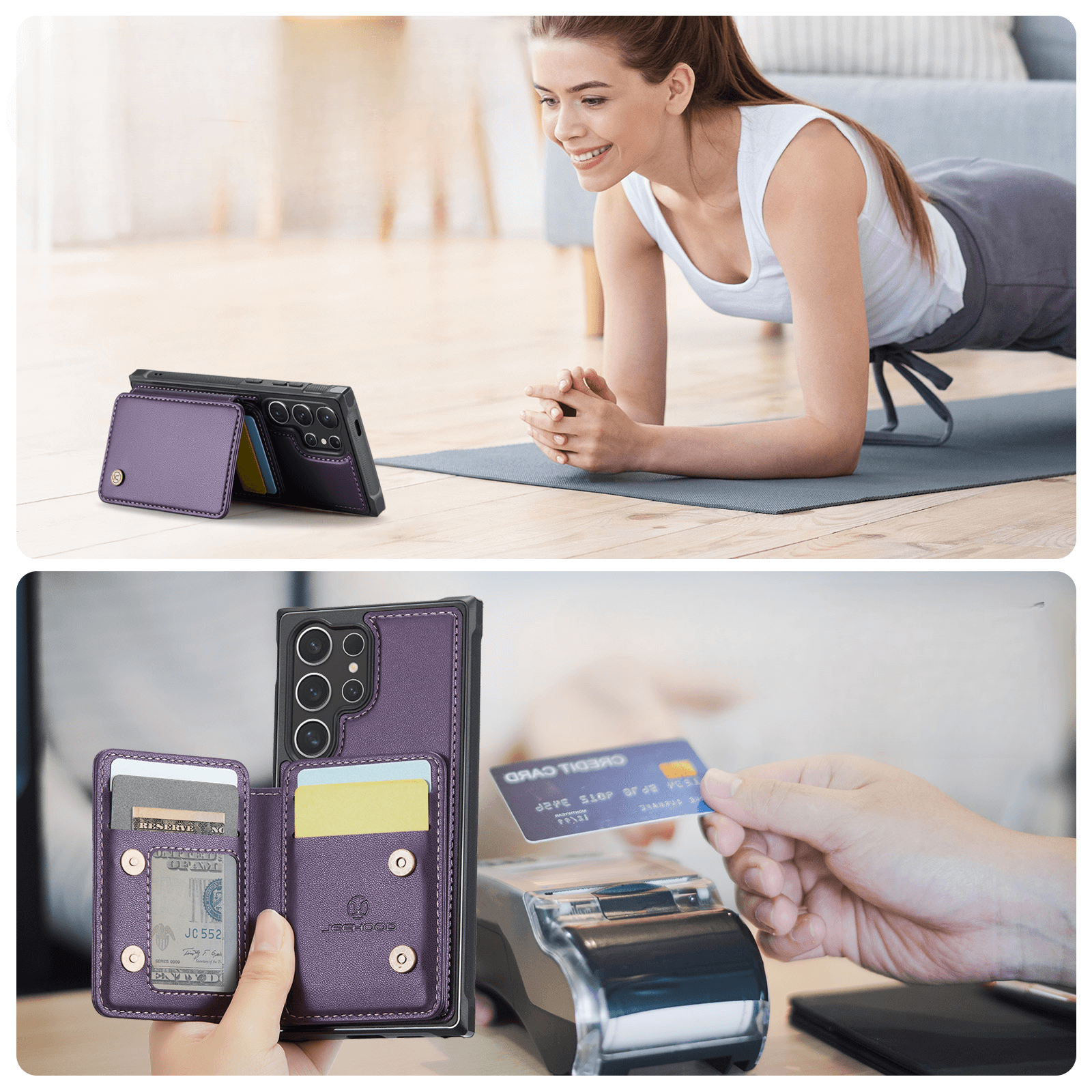 Galaxy S26 Ultra - Custodia 2-in-1 con taschetta per carta di credito