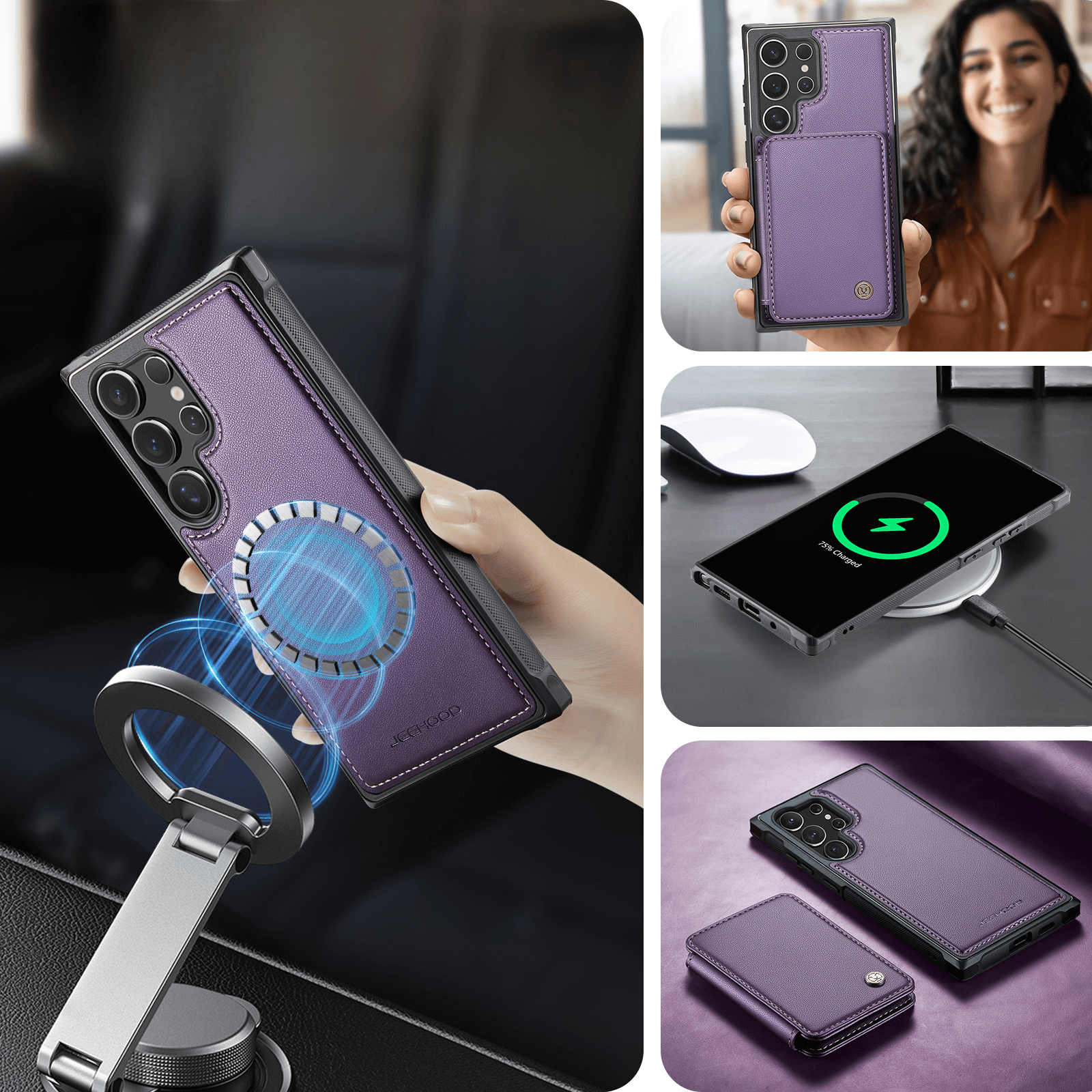 Galaxy S26 Ultra - Custodia 2-in-1 con taschetta per carta di credito