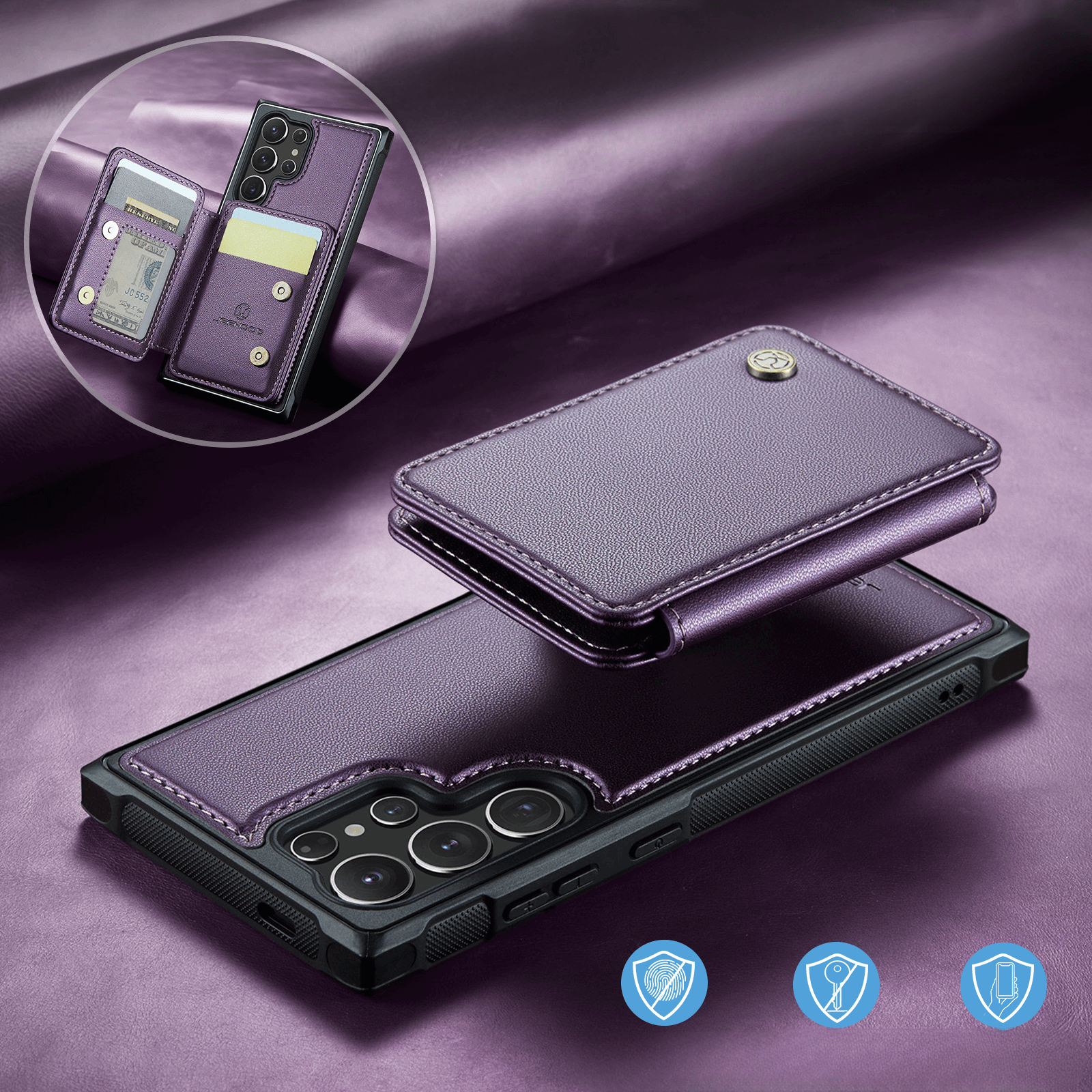 Galaxy S26 Ultra - Custodia 2-in-1 con taschetta per carta di credito