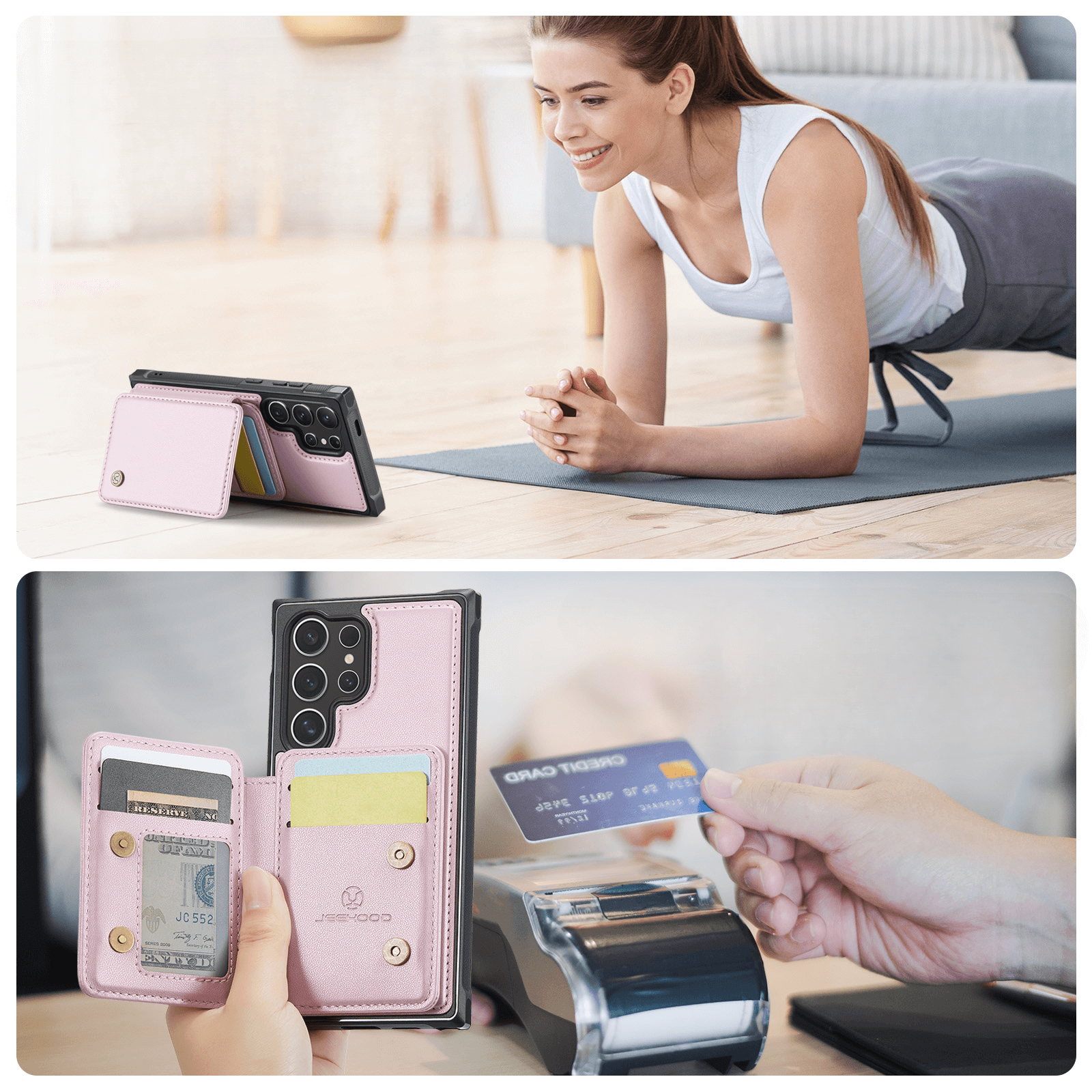 Galaxy S26 Ultra - Custodia 2-in-1 con taschetta per carta di credito