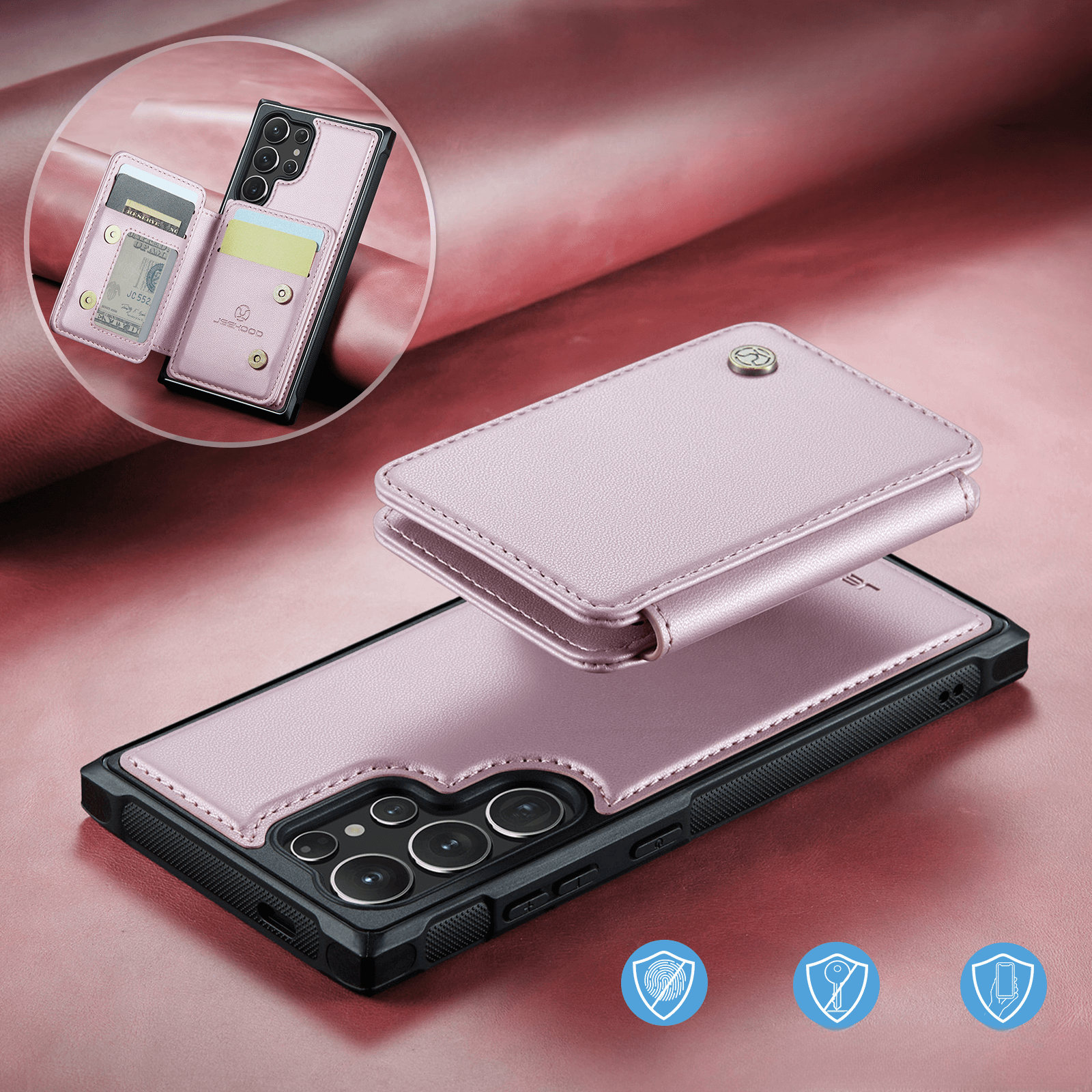 Galaxy S26 Ultra - Custodia 2-in-1 con taschetta per carta di credito