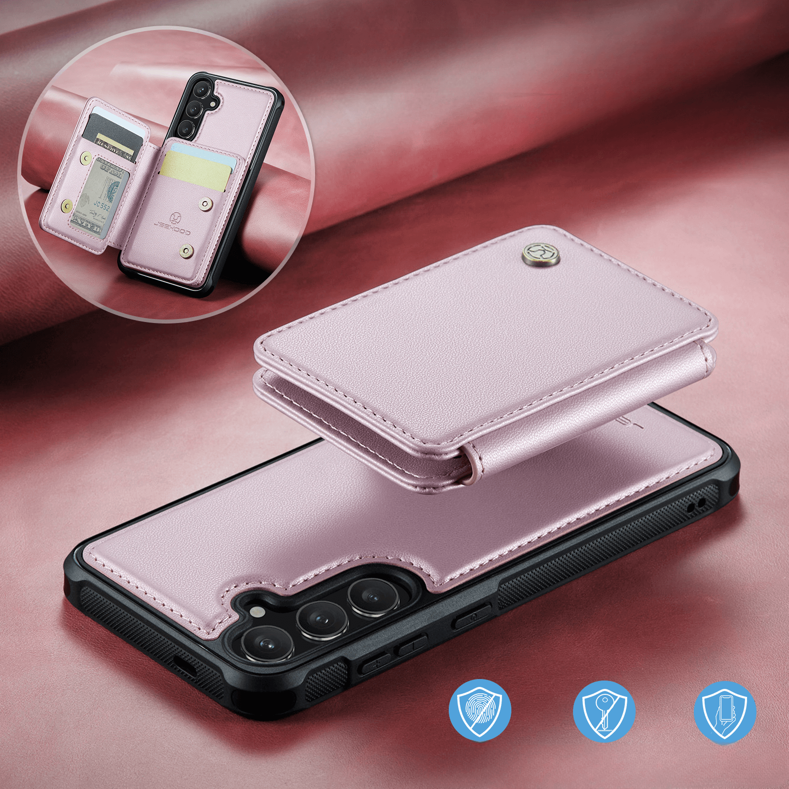 Galaxy S26 - Custodia 2-in-1 con taschetta per carta di credito