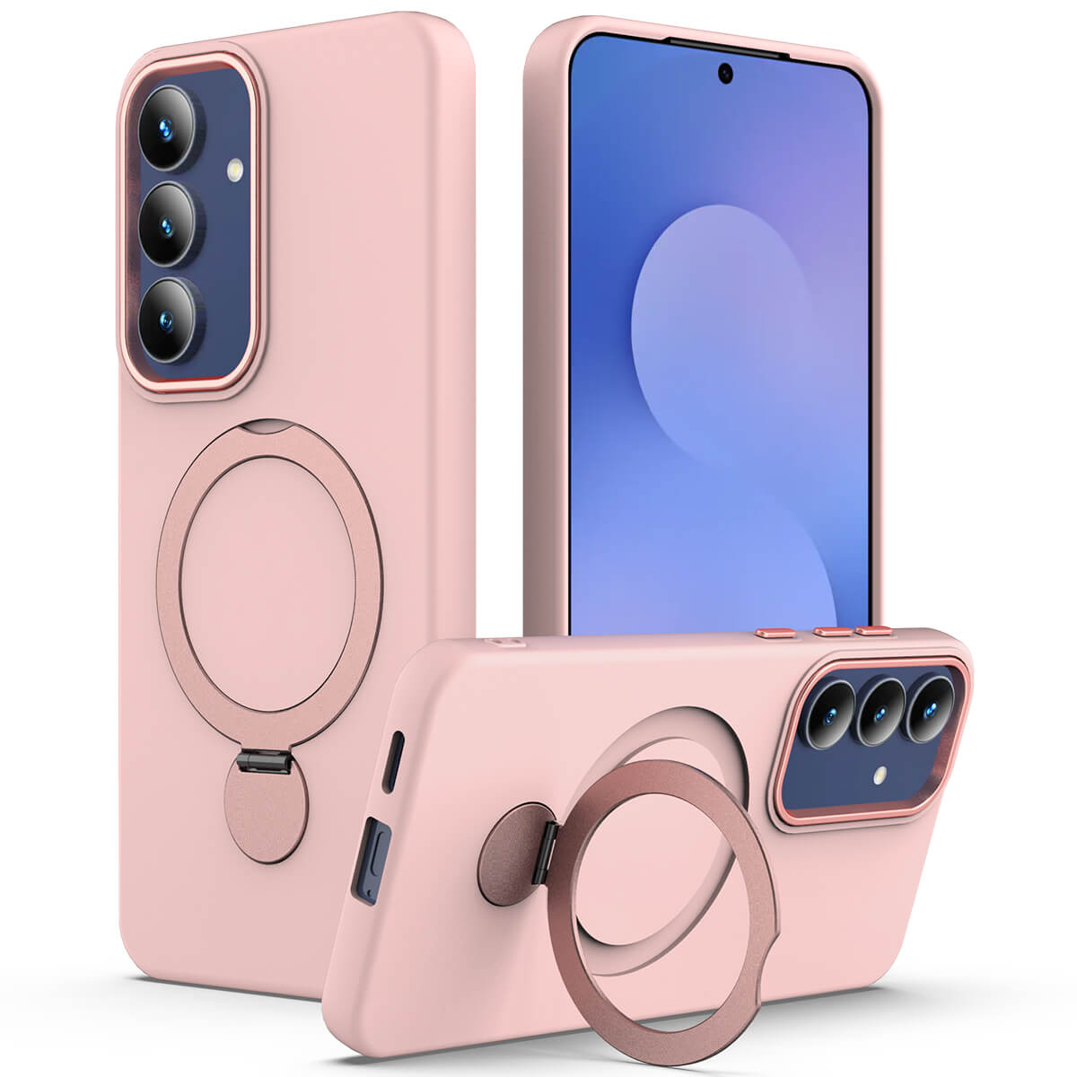 Galaxy A57 - MagSafe Hülle mit drehbarem Ringhalter & Standfunktion