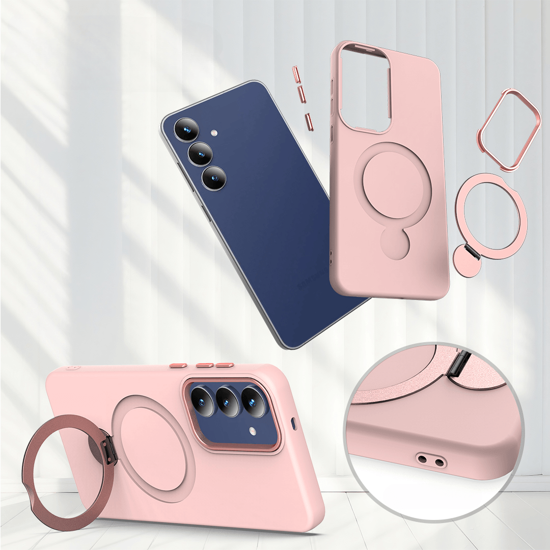 Galaxy A57 - MagSafe Hülle mit drehbarem Ringhalter & Standfunktion