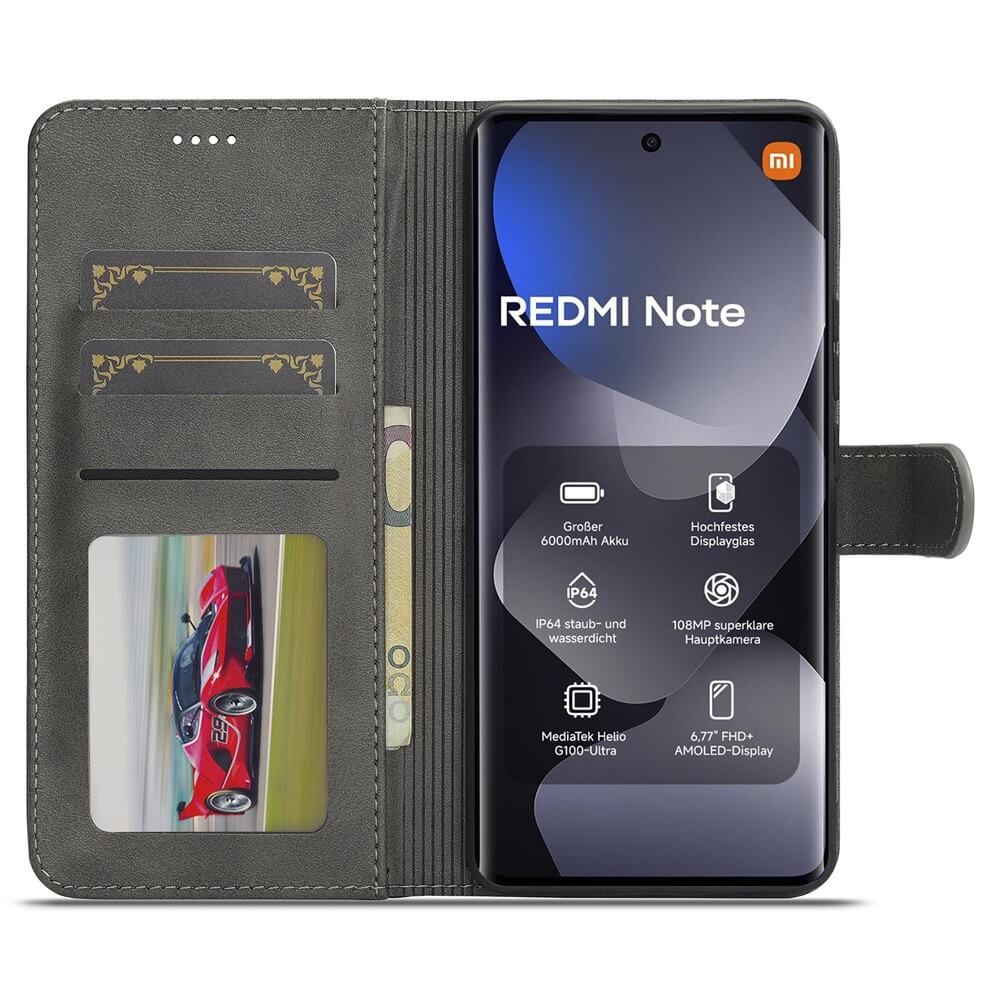 Xiaomi Redmi Note 15 Pro 4G - LC.IMEEKE Custodia in pelle