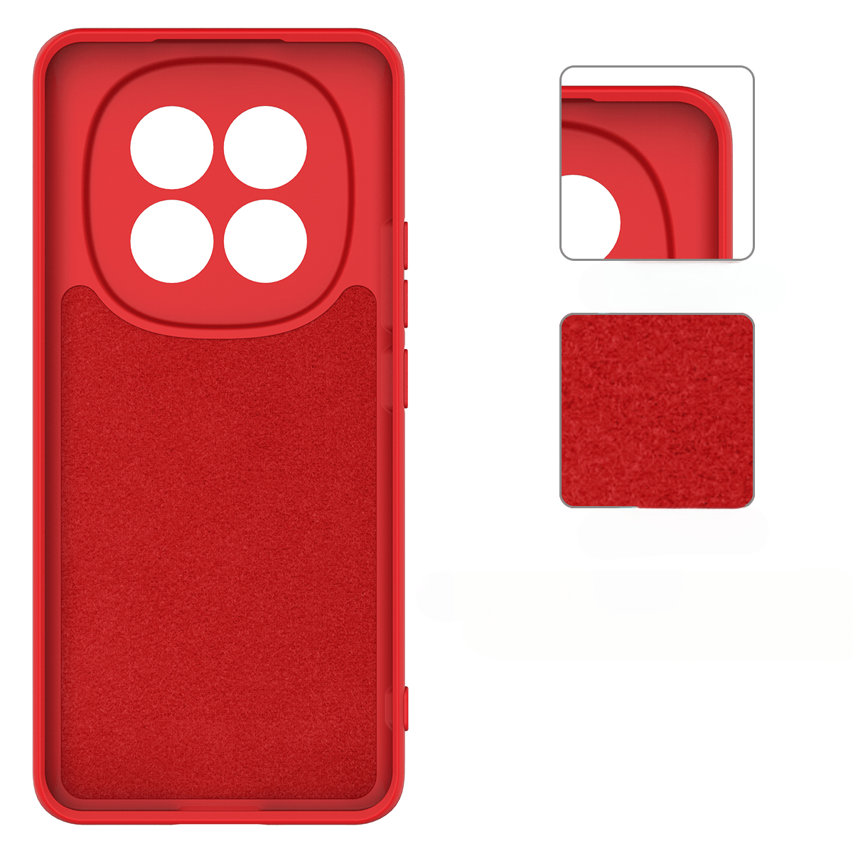 Xiaomi Redmi Note 15 4G Silikon Gummi Hülle mit Riemen