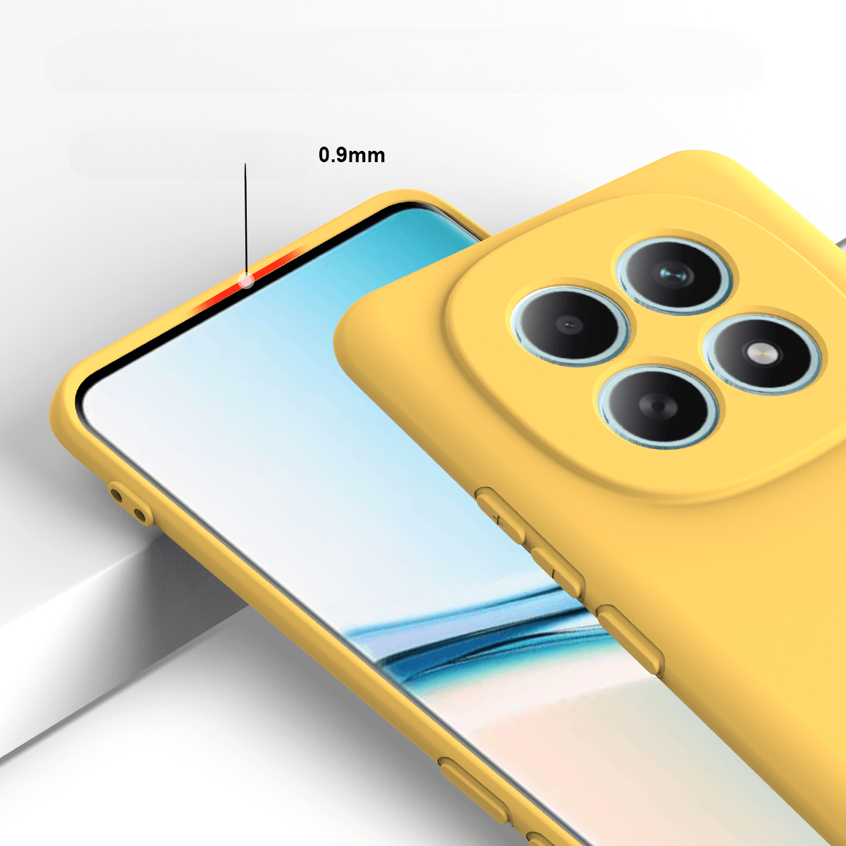 Xiaomi Redmi Note 15 4G Silikon Gummi Hülle mit Riemen