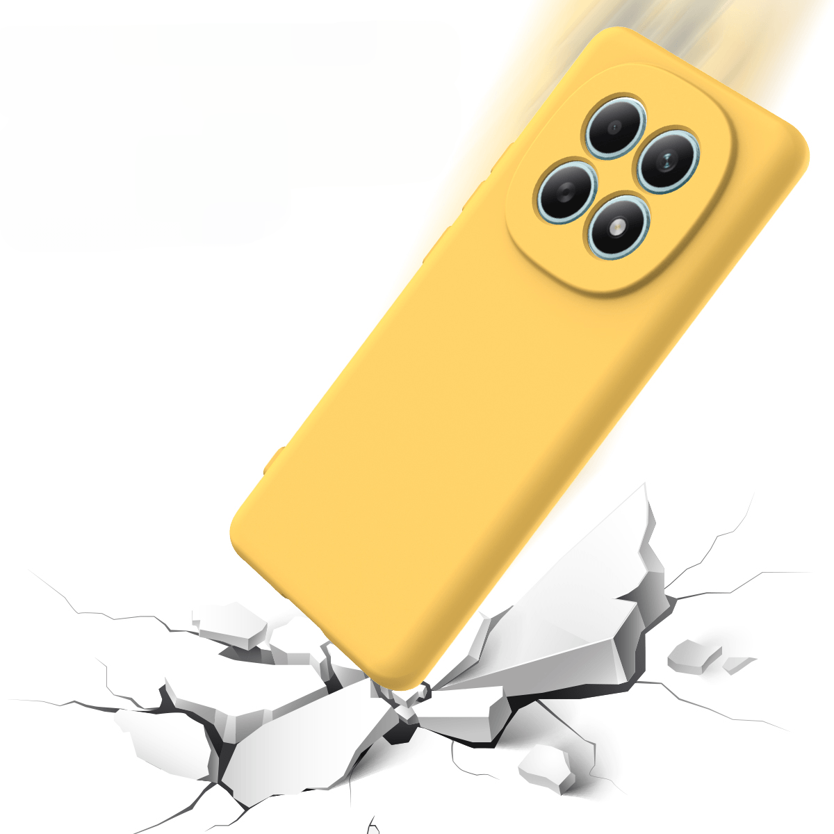Xiaomi Redmi Note 15 4G Silikon Gummi Hülle mit Riemen
