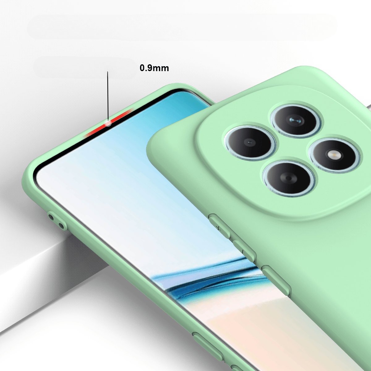 Xiaomi Redmi Note 15 4G Silikon Gummi Hülle mit Riemen
