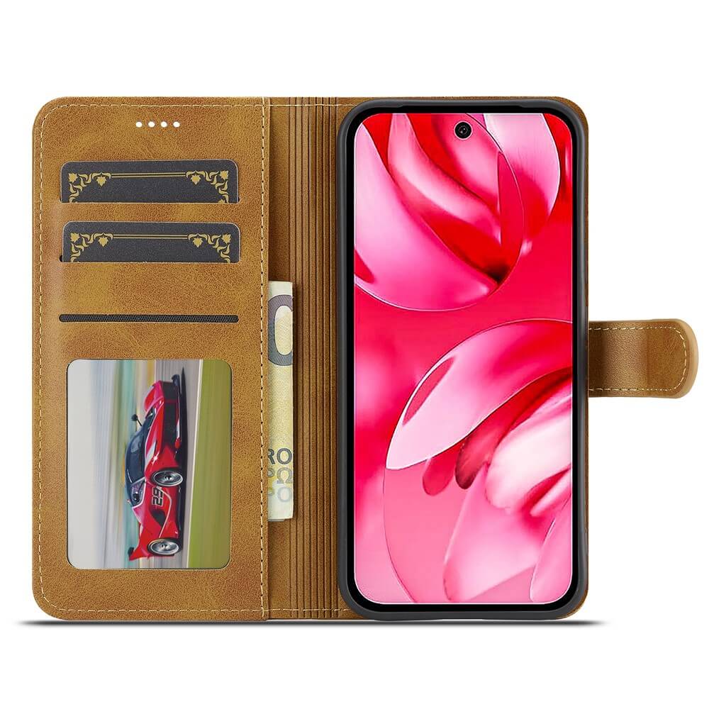 Google Pixel 10a - LC.IMEEKE Custodia in pelle