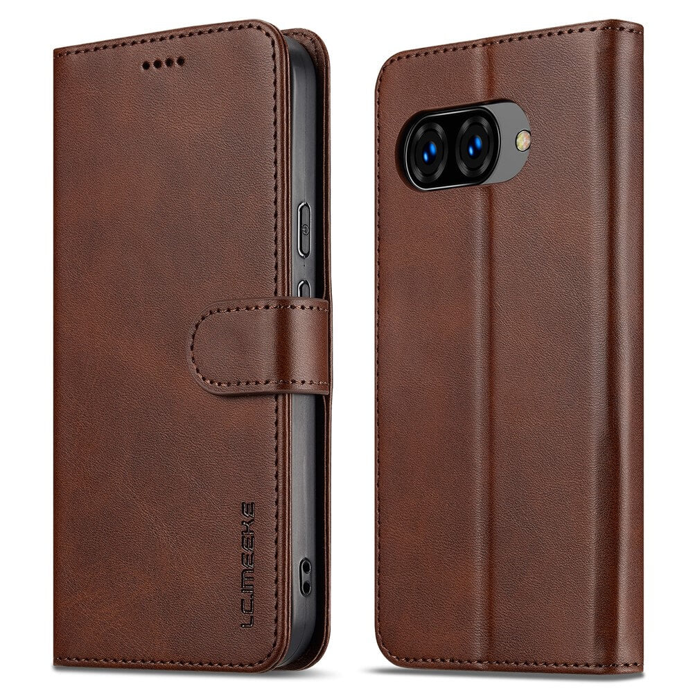 Google Pixel 10a - LC.IMEEKE Custodia in pelle