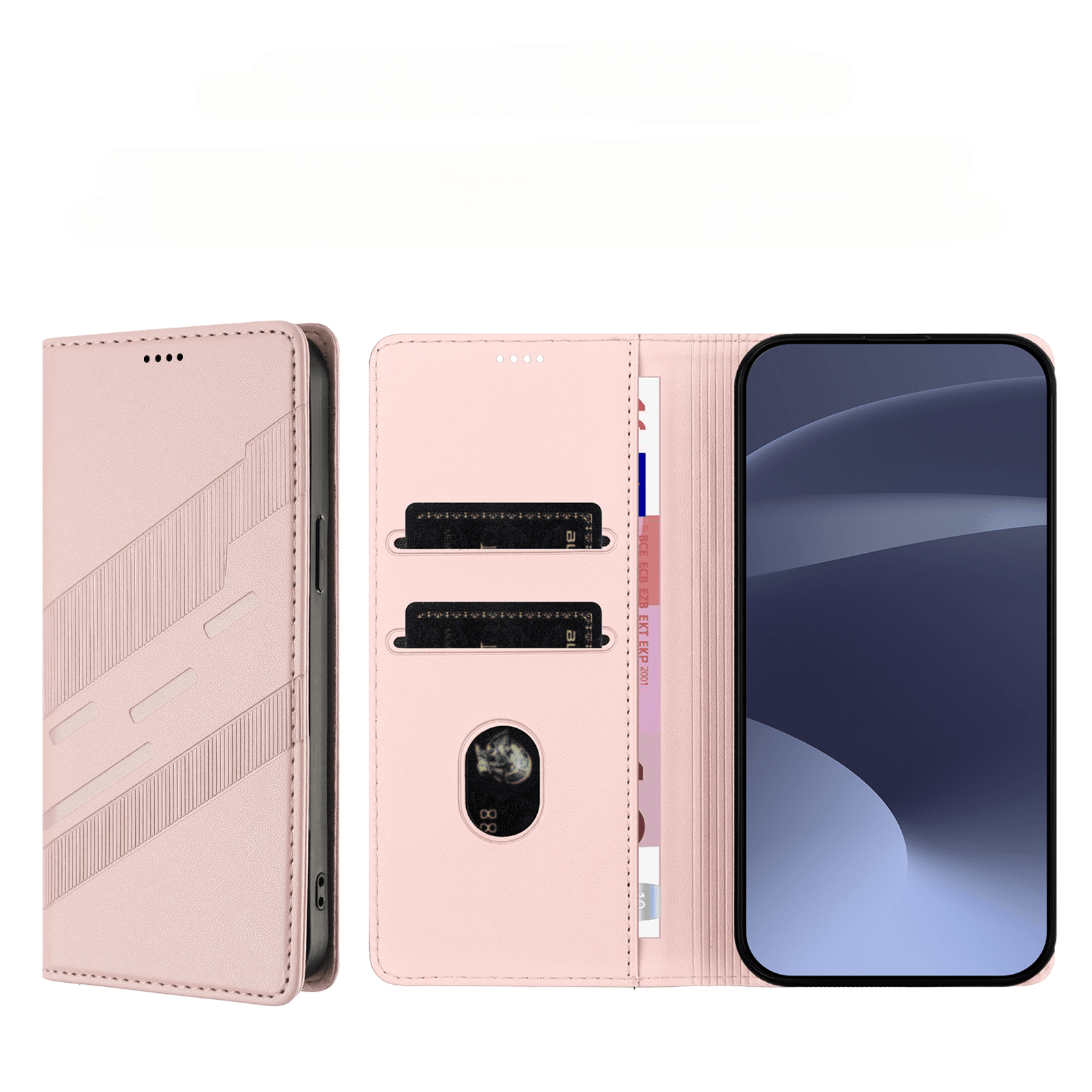 Galaxy A57 - Punk Style Wallet Case mit Standfunktion