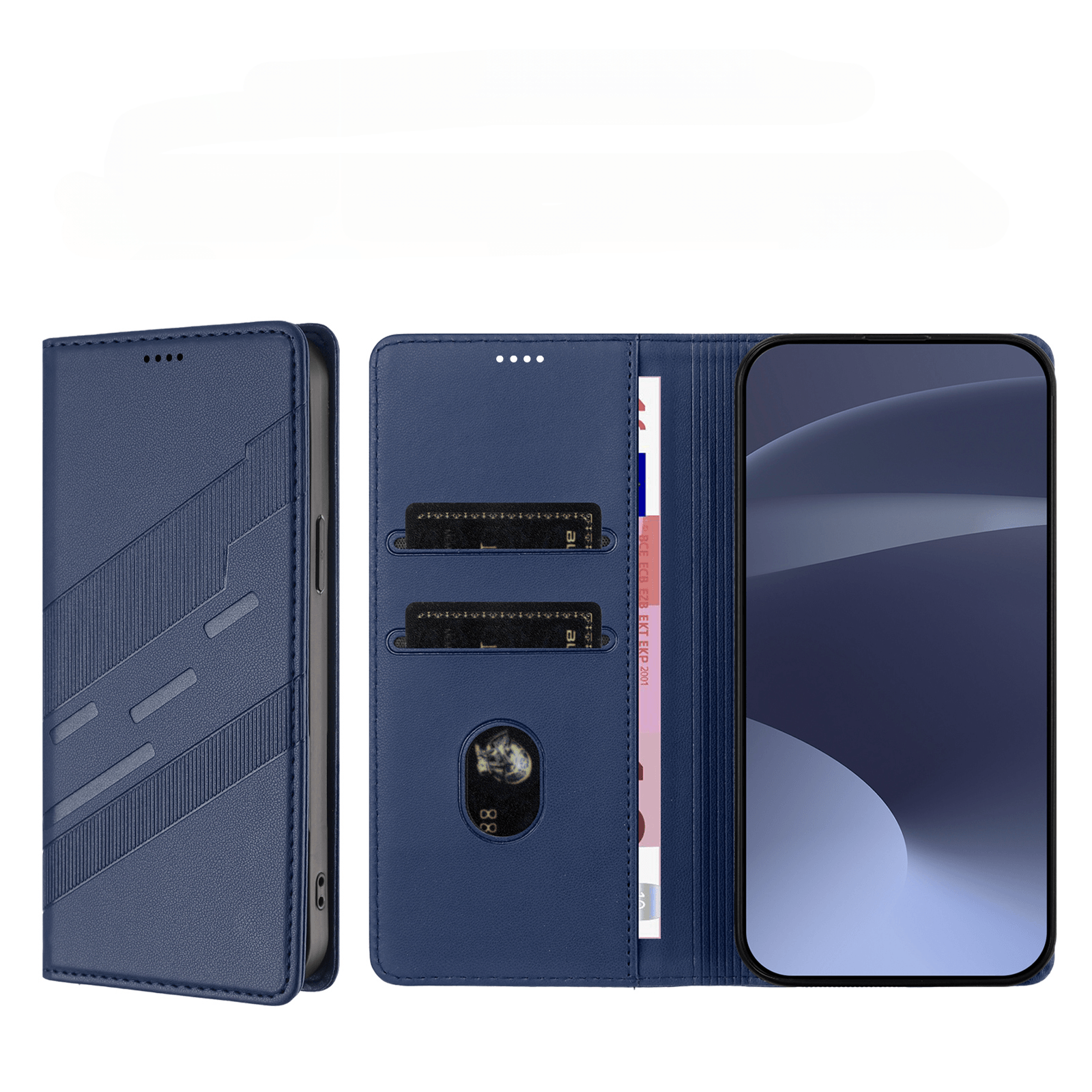 Galaxy A57 - Punk Style Wallet Case mit Standfunktion