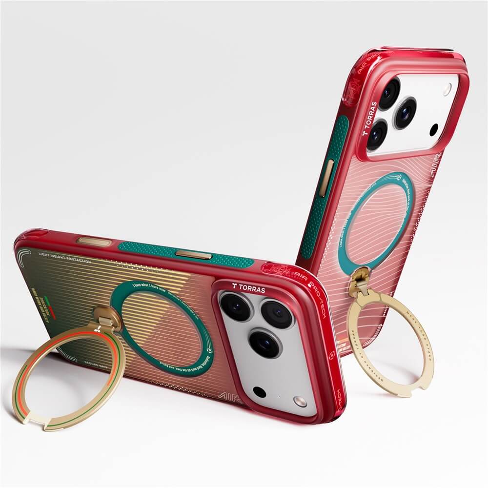 iPhone 17 Pro - TORRAS Ostand Q3 Air MagSafe Glory Slash – Portugal Limited Edition