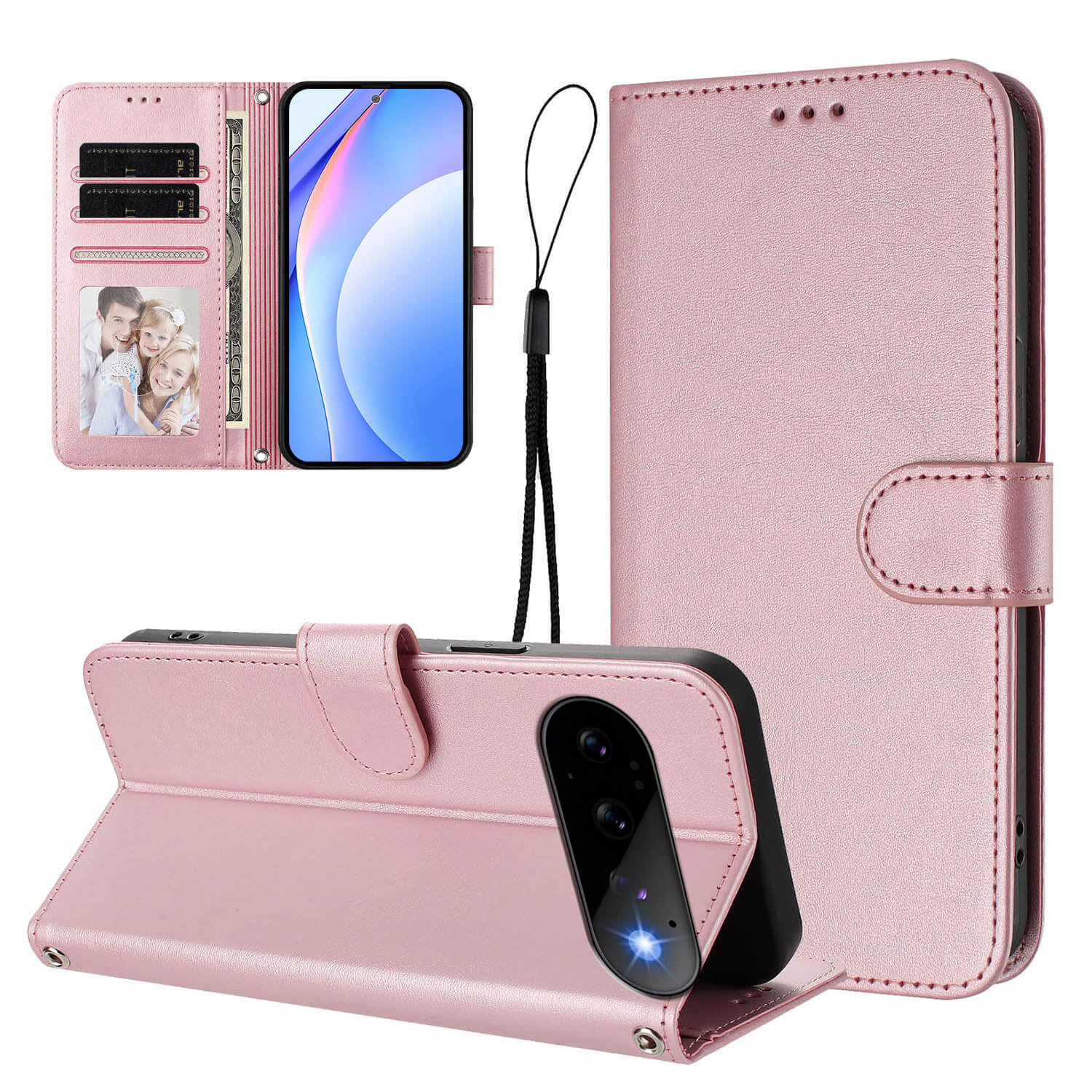 Google Pixel 11 / Pixel 11 Pro - Glossy case with wrist strap