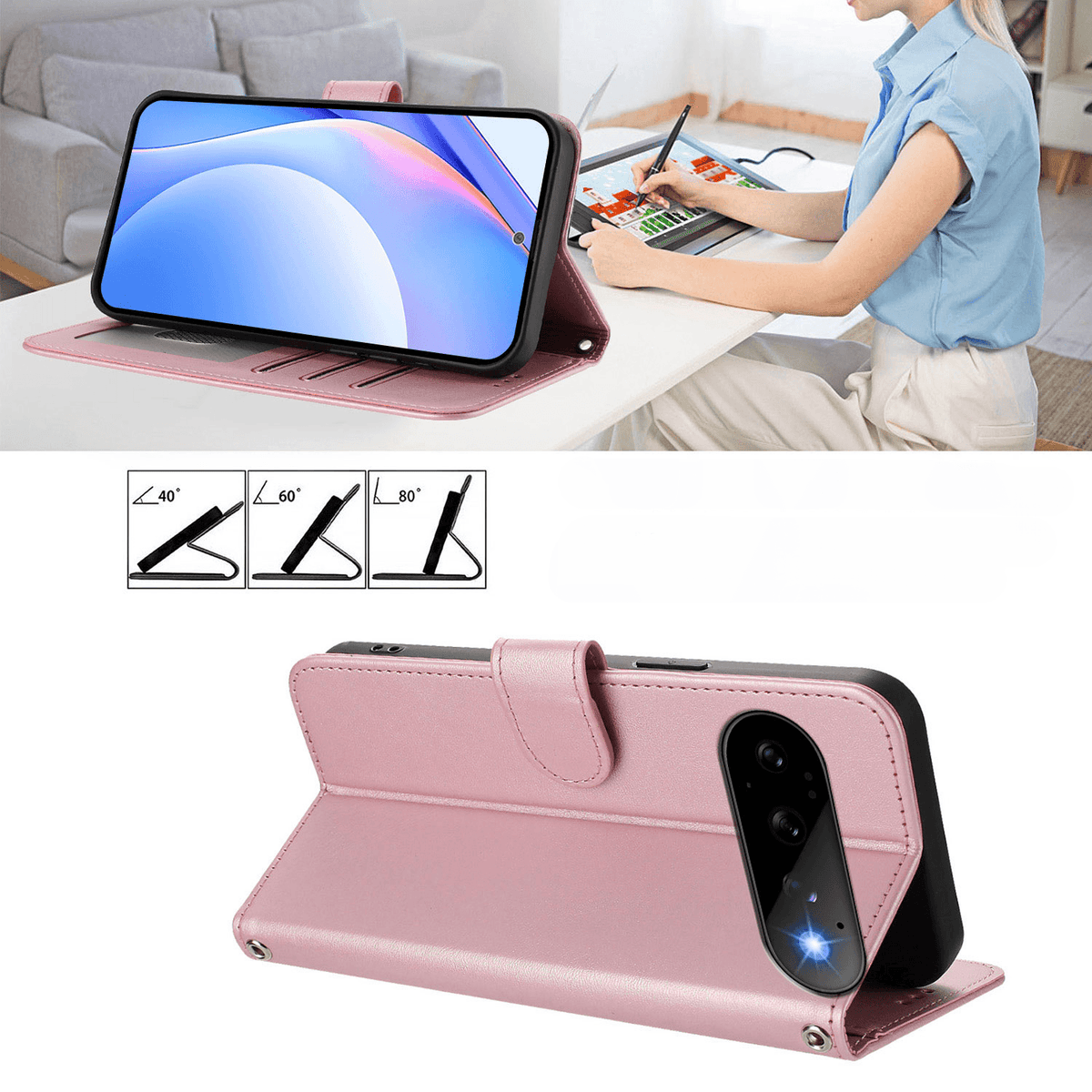 Google Pixel 11 / Pixel 11 Pro - Glossy case with wrist strap