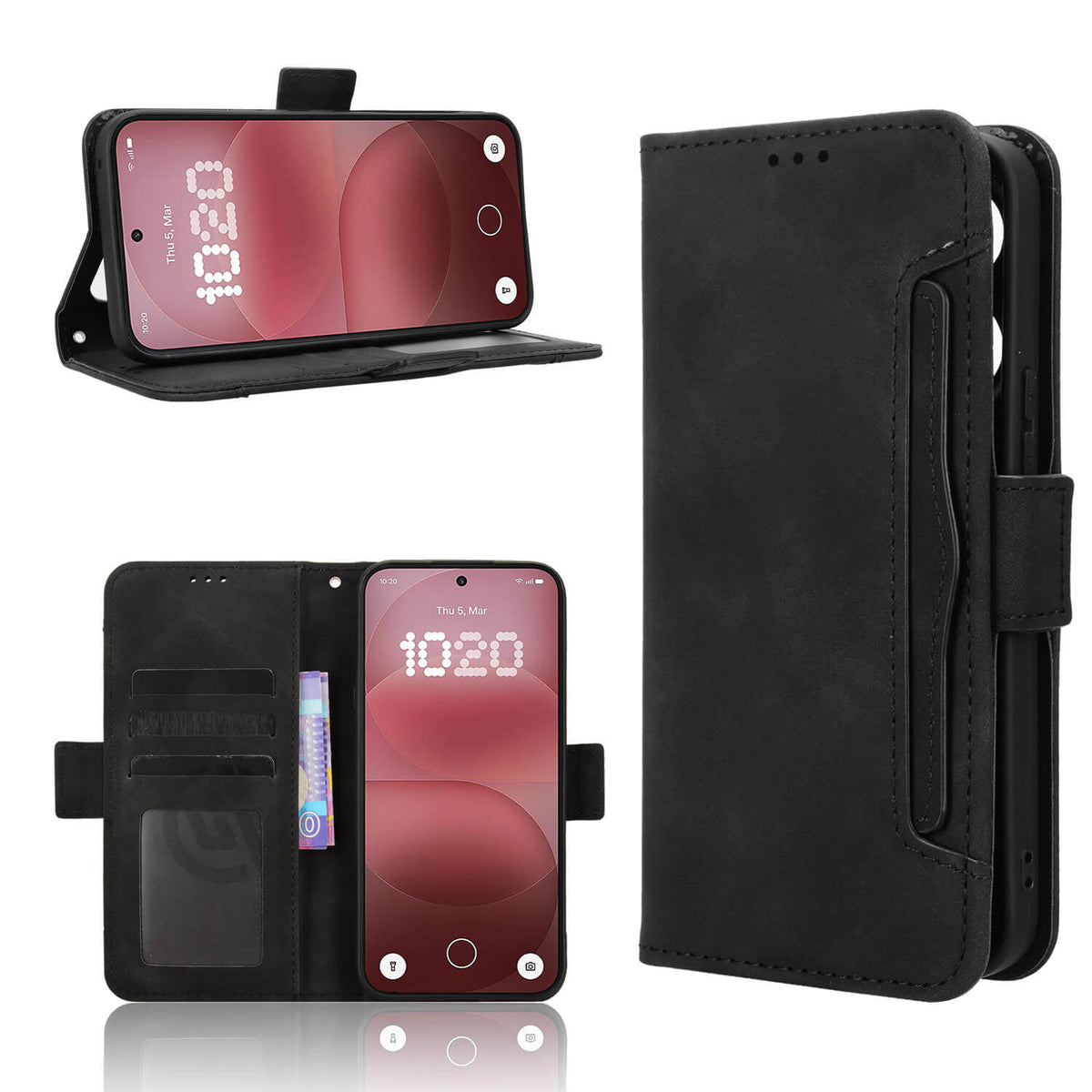 Nothing Phone (4a) Pro - Coque multiples supports pour cartes