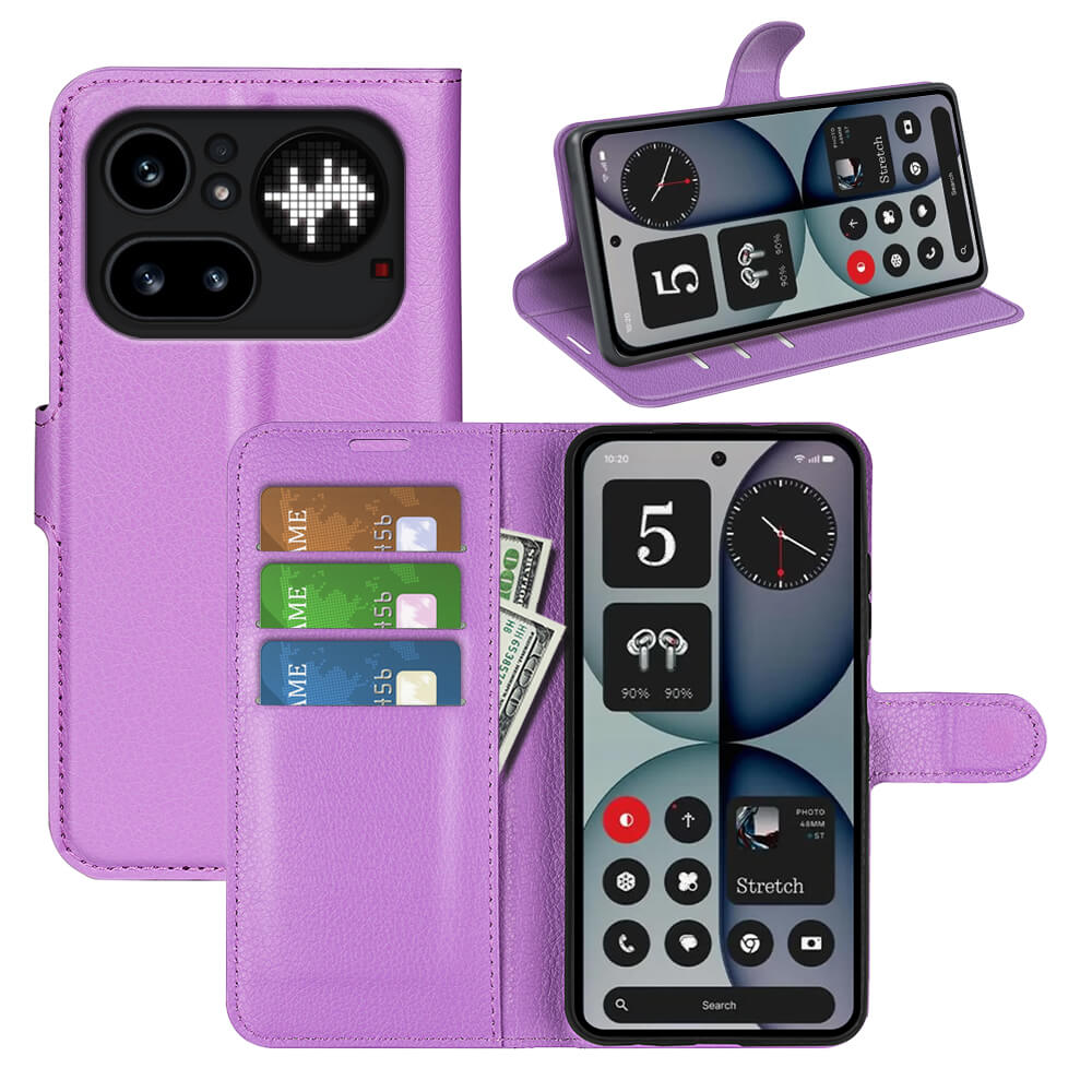 Nothing Phone (4a) Pro - Leder Etui Hülle