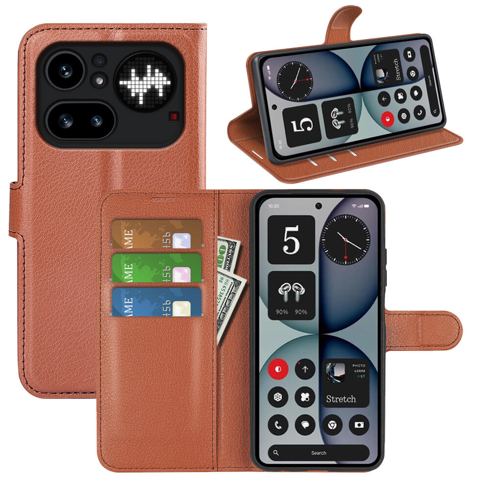 Nothing Phone (4a) Pro - Leder Etui Hülle