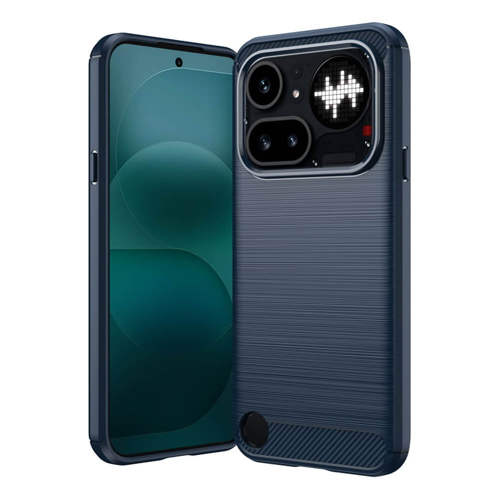 Nothing Phone (4a) Pro - Metall Carbon Look Hülle