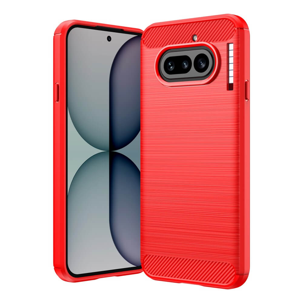 Nothing Phone (4a) - Coque look métal carbone