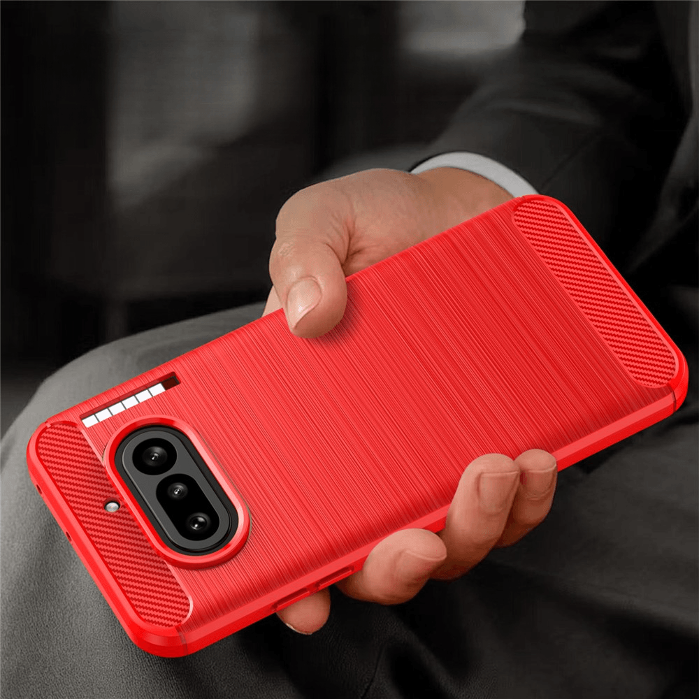 Nothing Phone (4a) - Coque look métal carbone