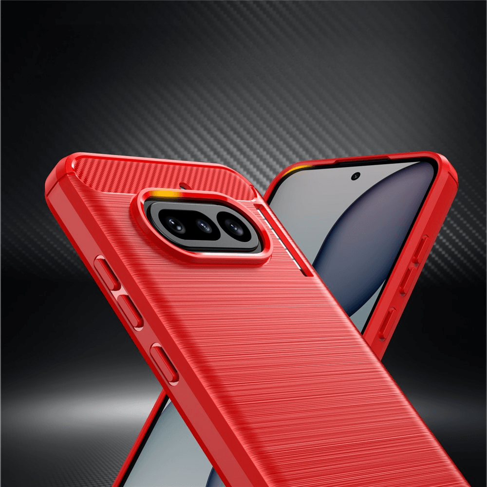 Nothing Phone (4a) - Coque look métal carbone