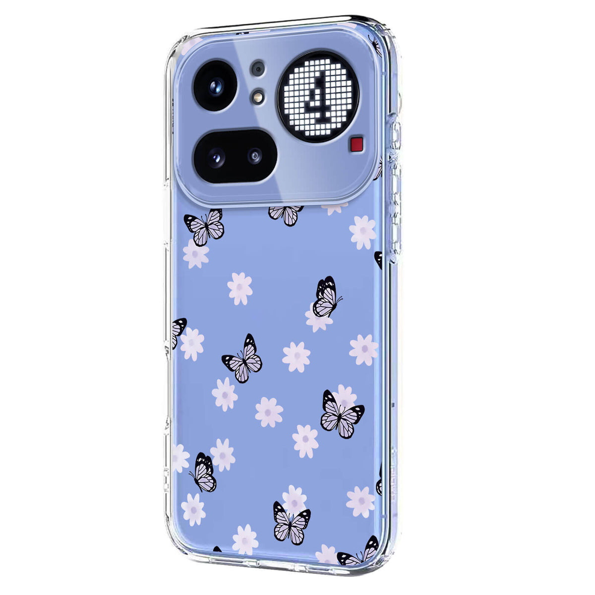 Nothing Phone (4a) Pro - Silikon Gummi Hülle Blumen