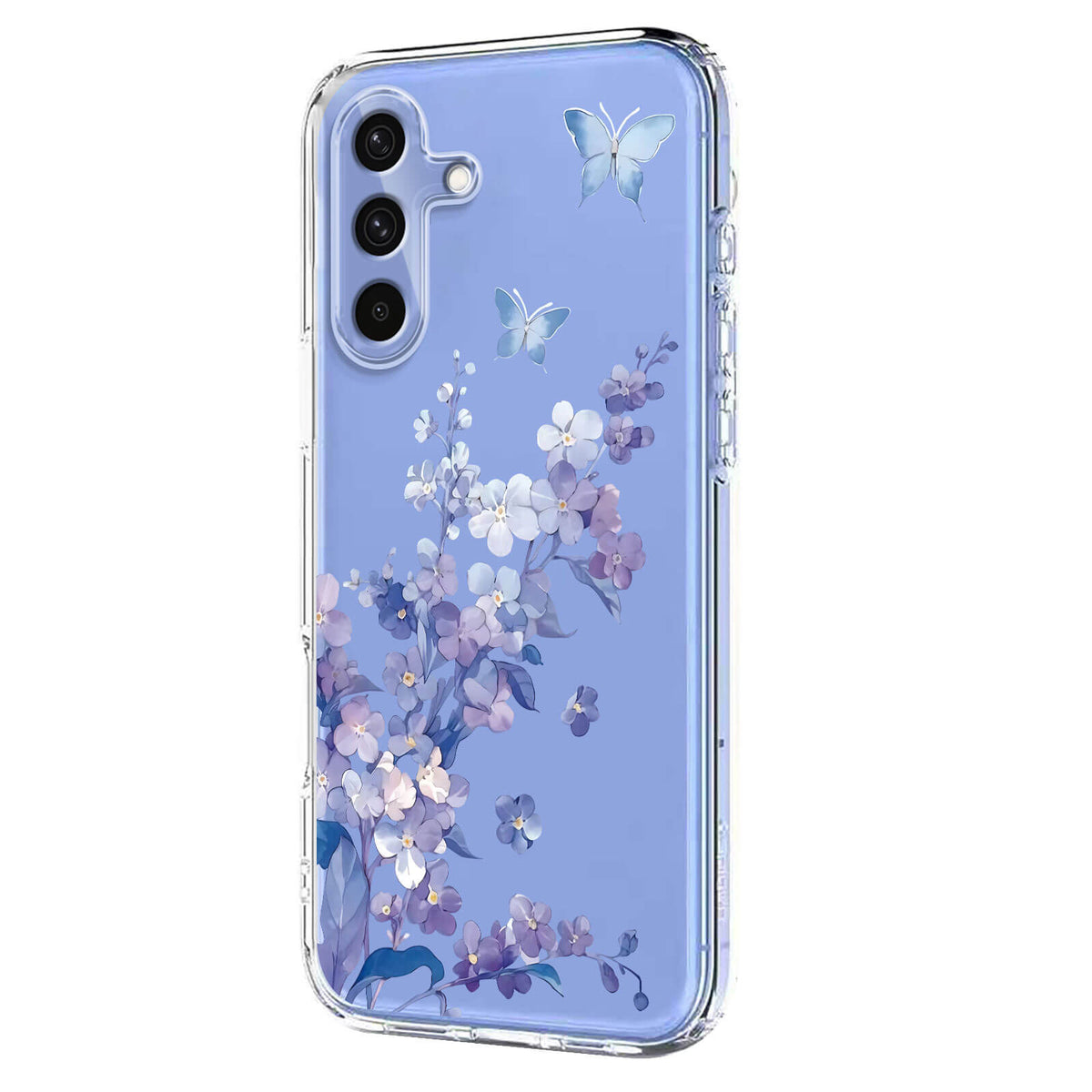 Galaxy A27 - Custodia in gomma siliconica fiori