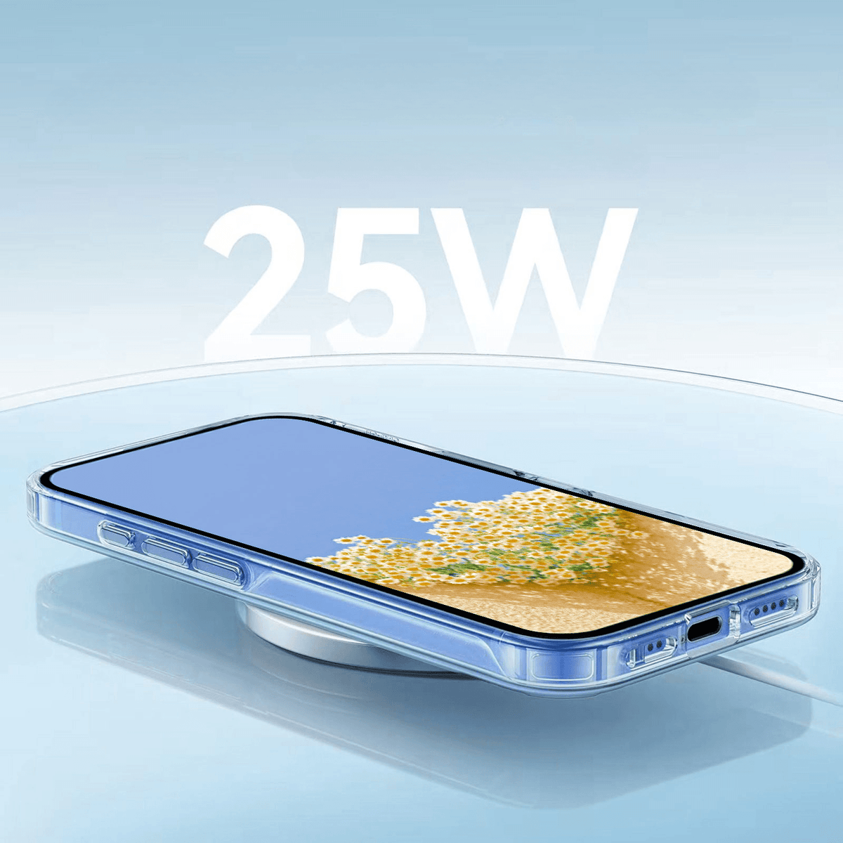 Galaxy A27 - Custodia in gomma siliconica fiori