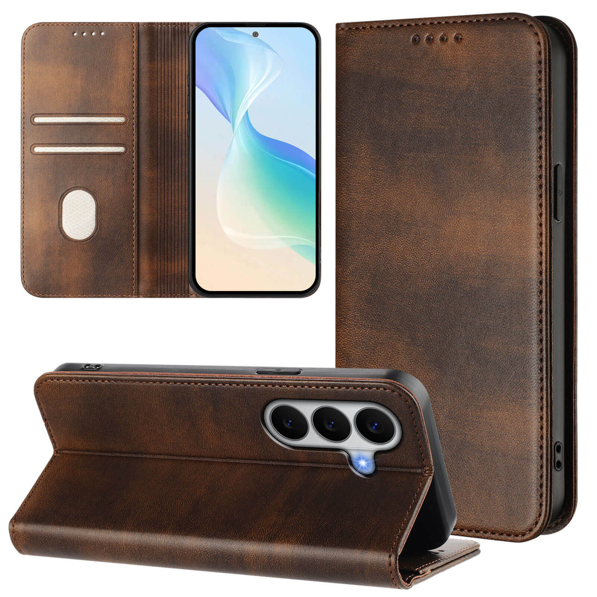 Galaxy A27 - Custodia flip con blocco RFID