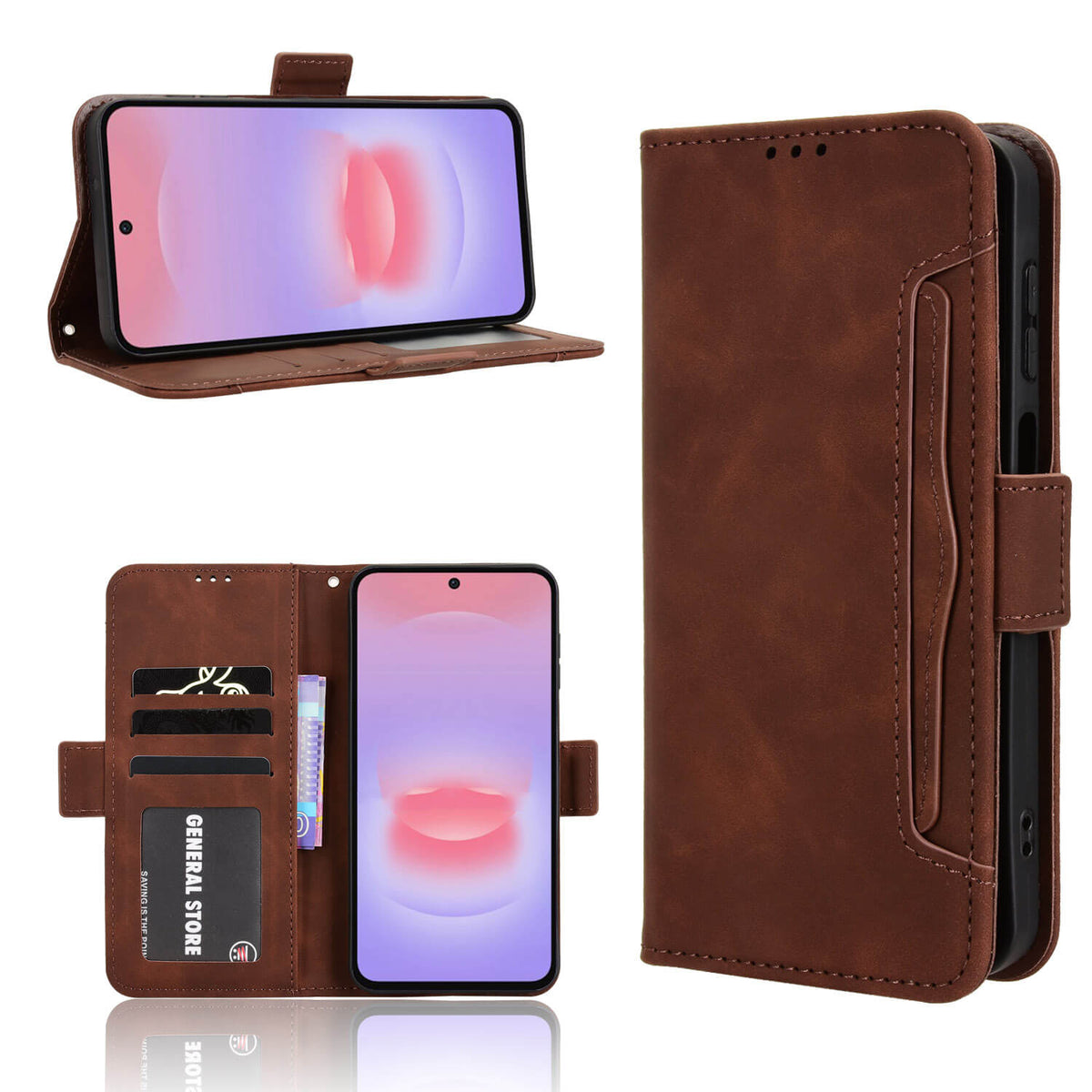 Galaxy A27 - Etui mit vielen Kartenfächern