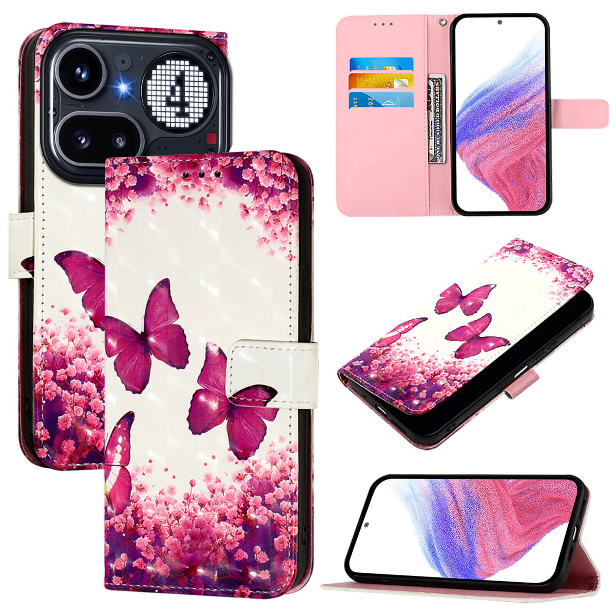 Nothing Phone (4a) Pro - Etui Glitzer Effekt