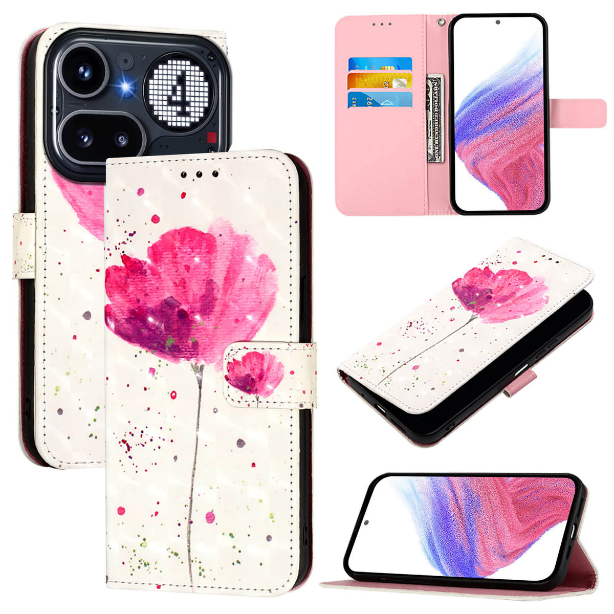 Nothing Phone (4a) Pro - Etui Glitzer Effekt