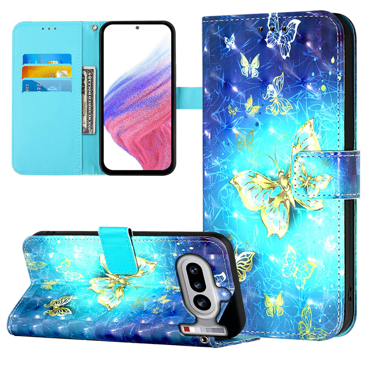Nothing Phone (4a) - Etui Glitzer Effekt