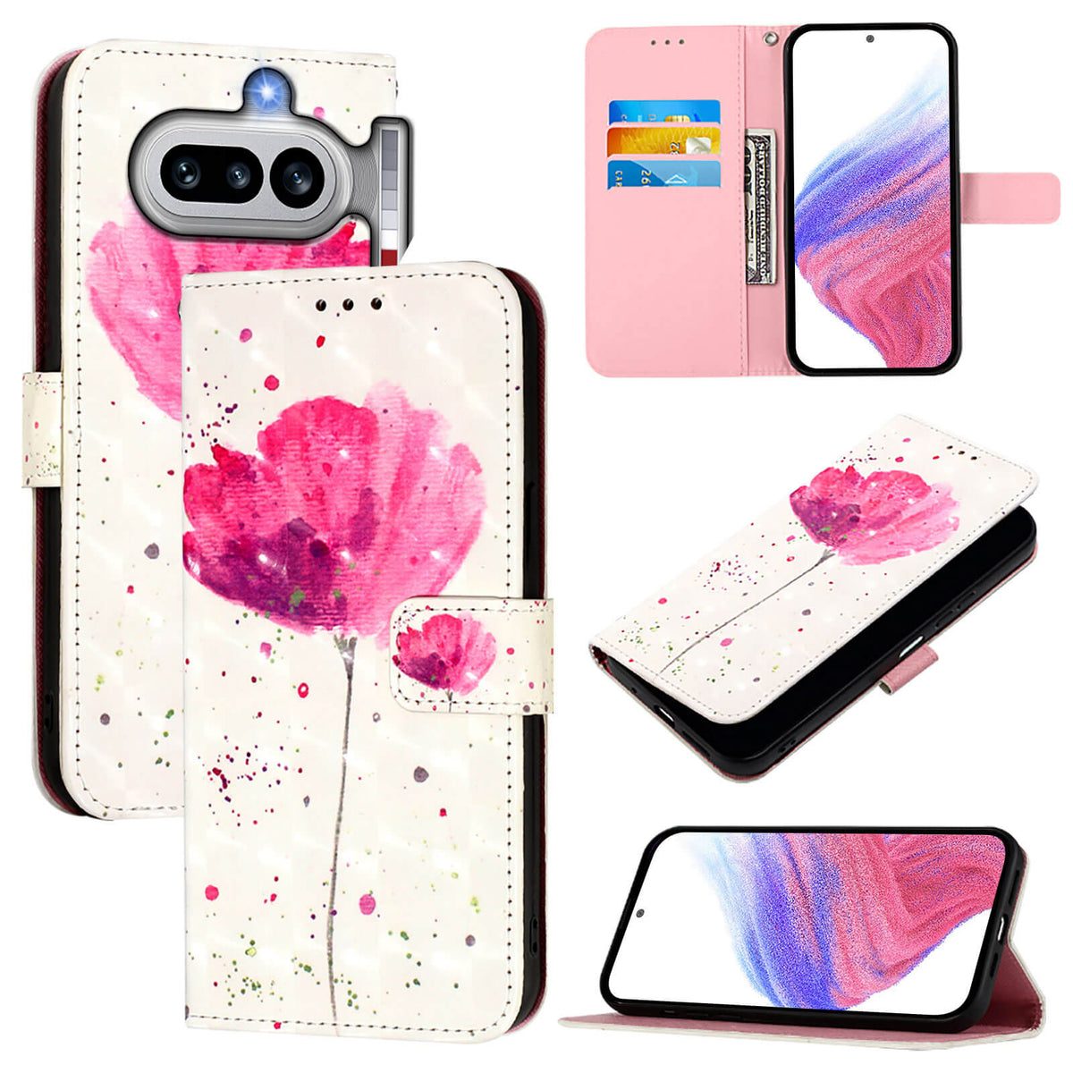 Nothing Phone (4a) - Etui Glitzer Effekt