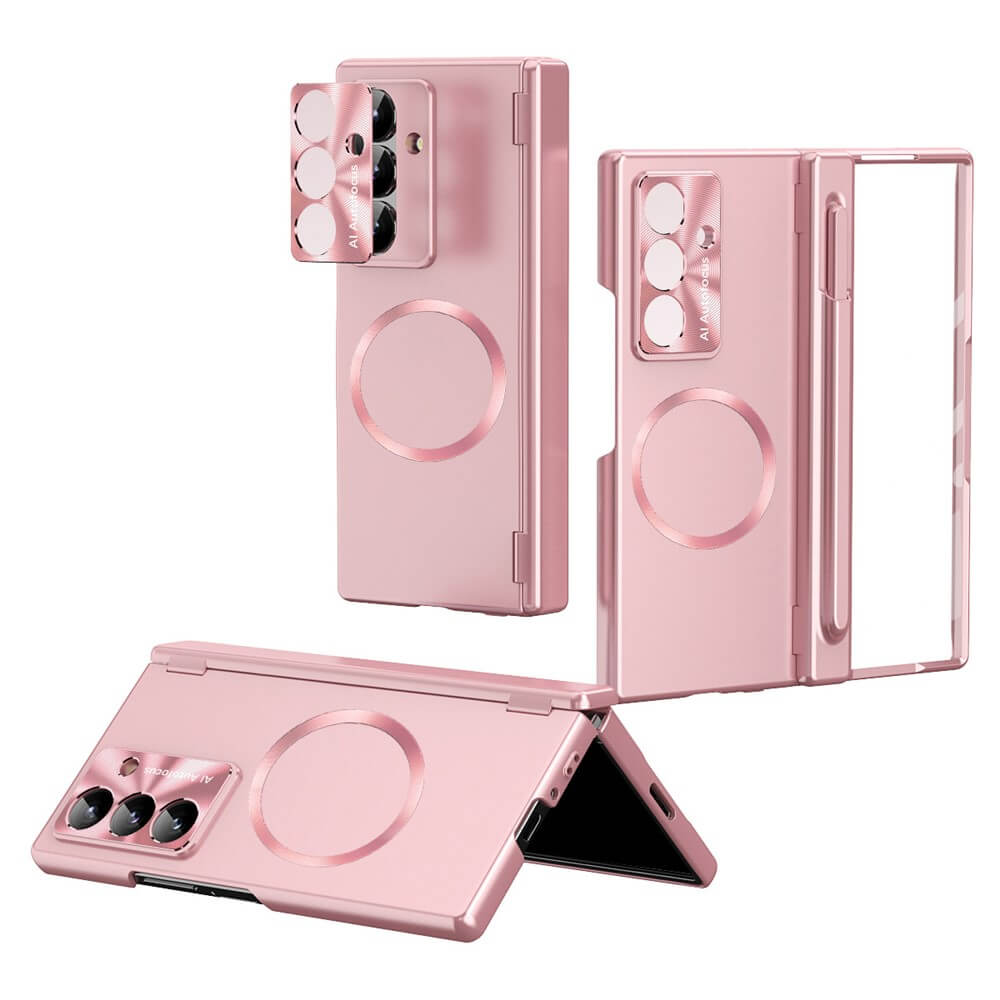 Galaxy Z Fold8 Ultra – Magnetic case with a metallic finish
