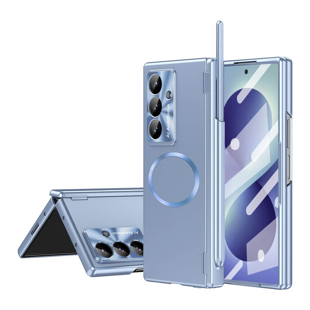 Galaxy Z Fold8 Ultra – Magnetic case with a metallic finish