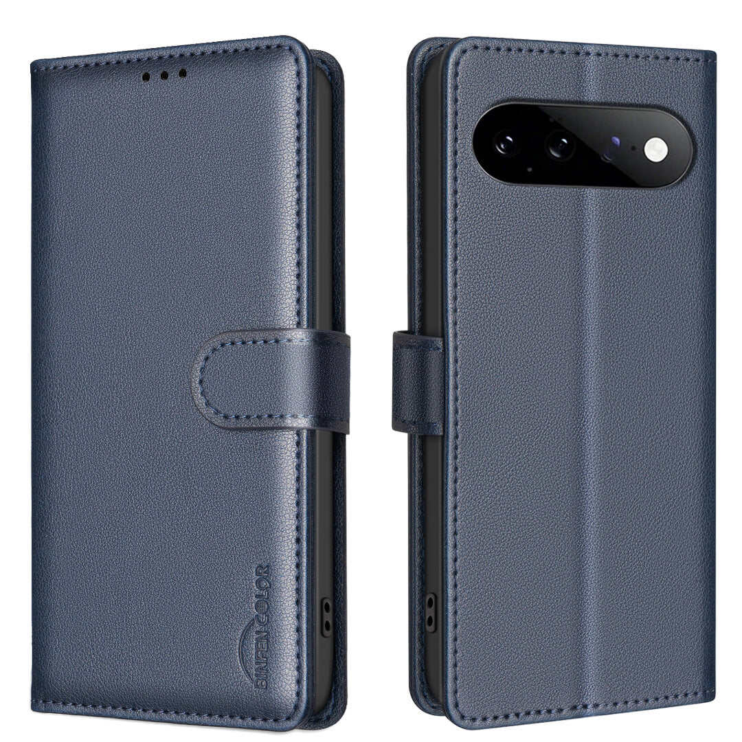 Google Pixel 11 Pro XL - BINFEN Leder Etui Hülle mit RFID Blocker
