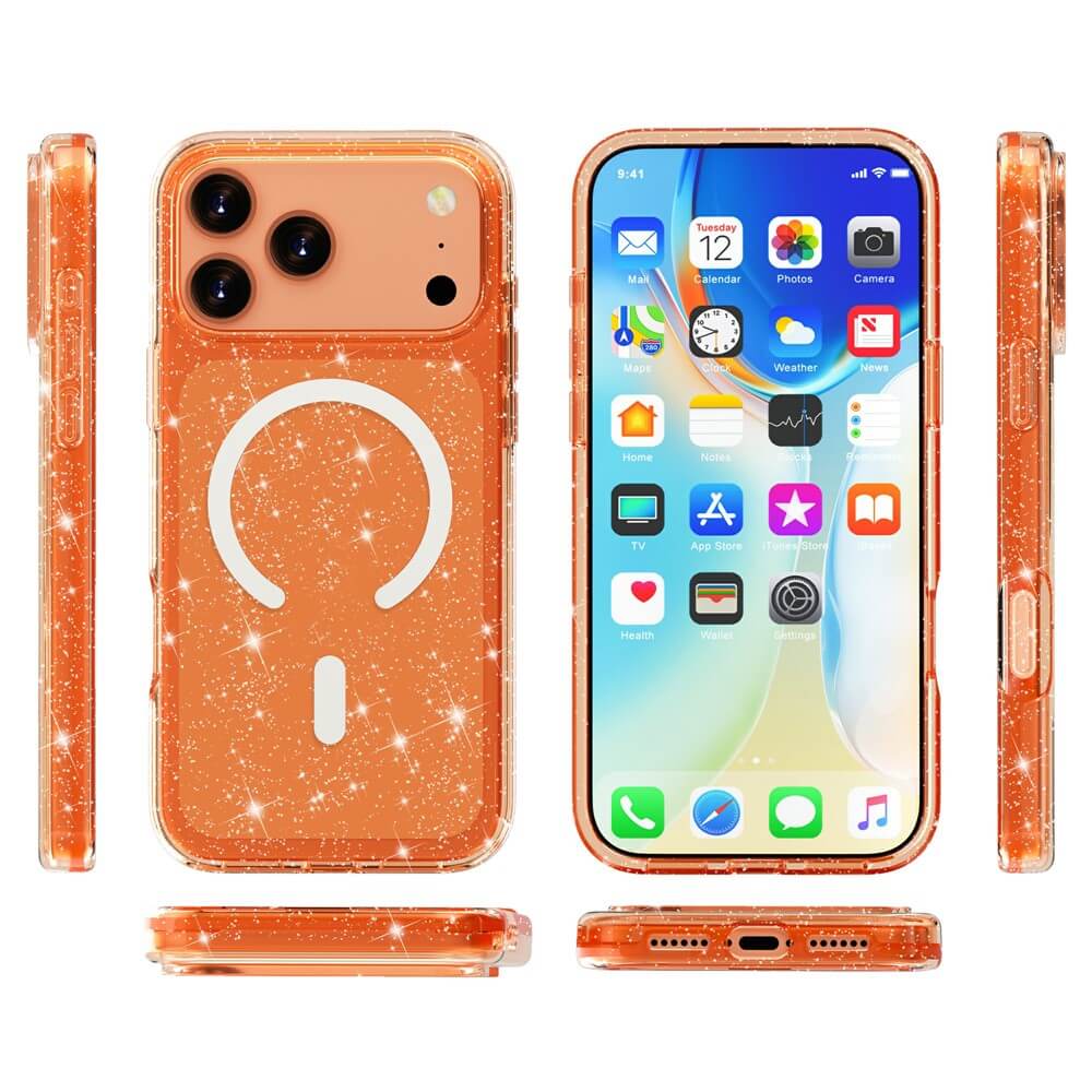 iPhone 18 Pro / iPhone 17 Pro - Glitter Case with MagSafe