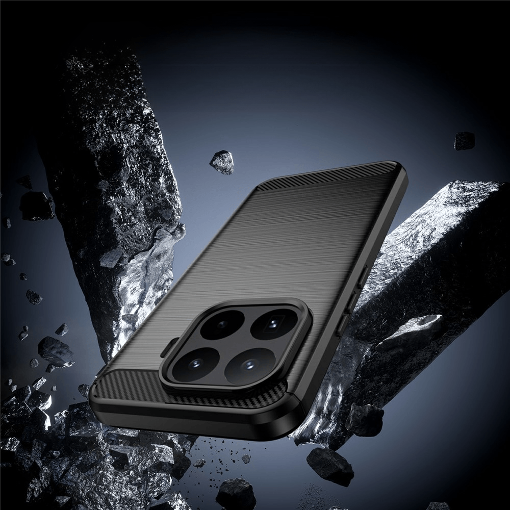 Xiaomi 17T Pro - Coque look métal carbone