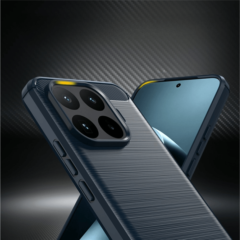 Xiaomi 17T Pro - Coque look métal carbone
