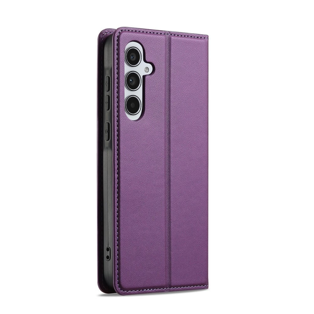 Galaxy S26 FE - LC.IMEEKE custodia a libro con scomparti per carte e stand