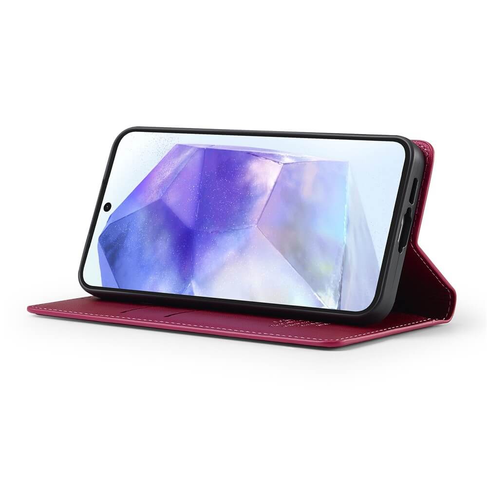 Galaxy S26 FE - LC.IMEEKE custodia a libro con scomparti per carte e stand