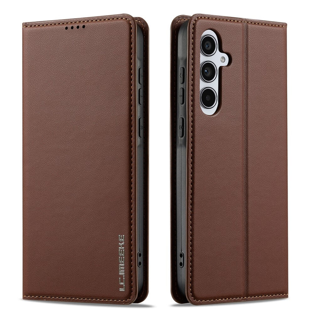 Galaxy S26 FE - LC.IMEEKE custodia a libro con scomparti per carte e stand
