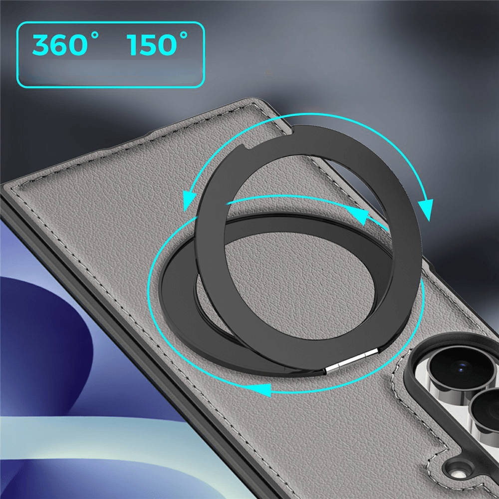 Galaxy Z Fold8 Ultra – Custodia magnetica effetto pelle