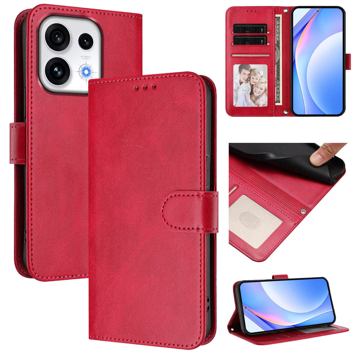 OPPO Reno16 / Reno16 Pro - Custodia lucida con cinturino da polso