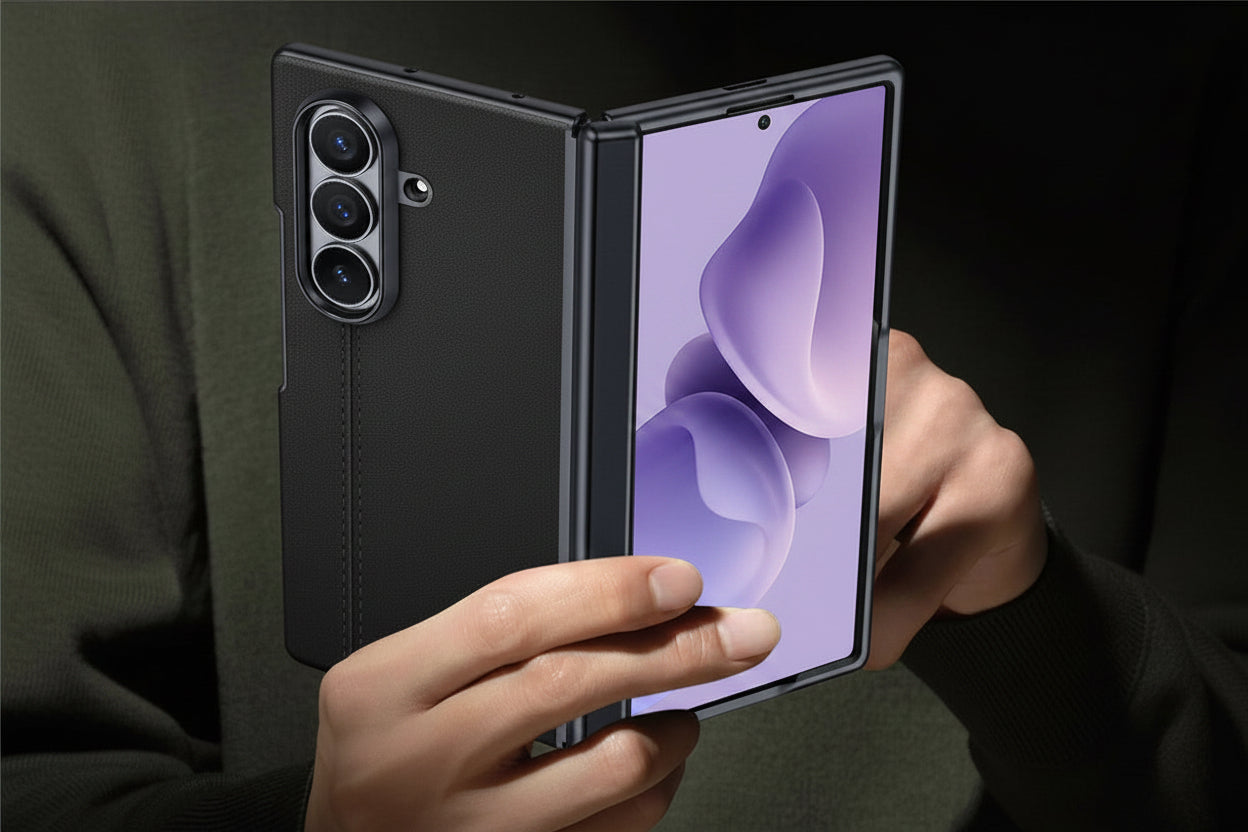 Galaxy Z Fold8 Ultra – Premium Case with Hinge Protection & Privacy Glass